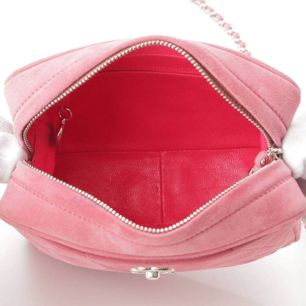 Chanel Matelasse Suede Leather Chain Shoulder Bag Pink - Picture 6 of 10